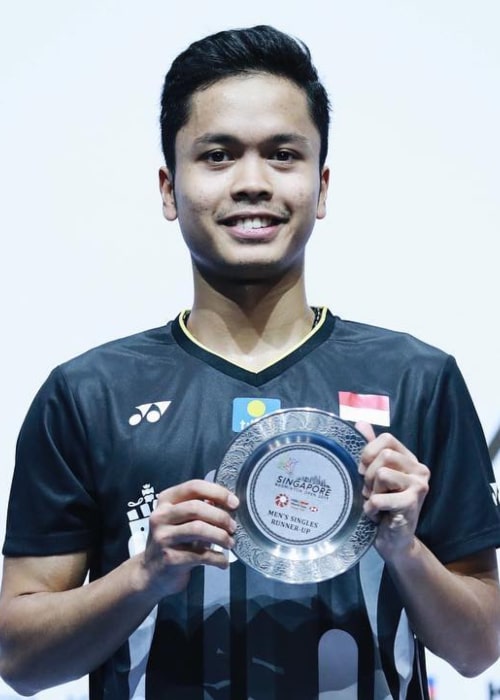 Anthony Sinisuka Ginting as seen in an Instagram Post in April 2019