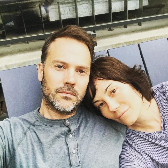 Barry Watson and his wife Natasha as seen in 2018