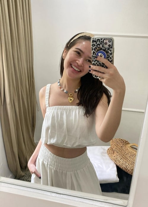 Bela Padilla as seen in a selfie that was taken in February 2021