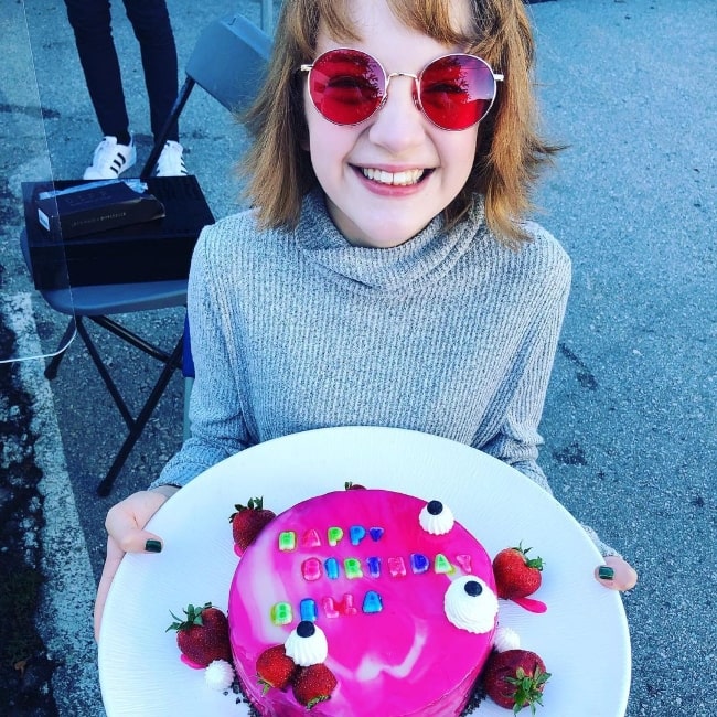 Bella Higginbotham pictured while celebrating her birthday in September 2020