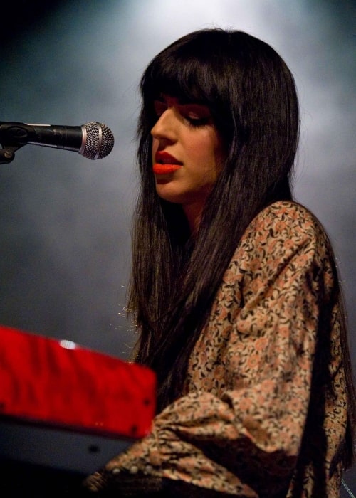 Brooke Fraser as seen in a picture that was taken during a performance of hers at The Triple Door in Seattle, Washington on December 8, 2010