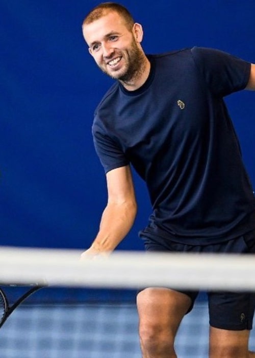 Dan Evans as seen in an Instagram Post in February 2021