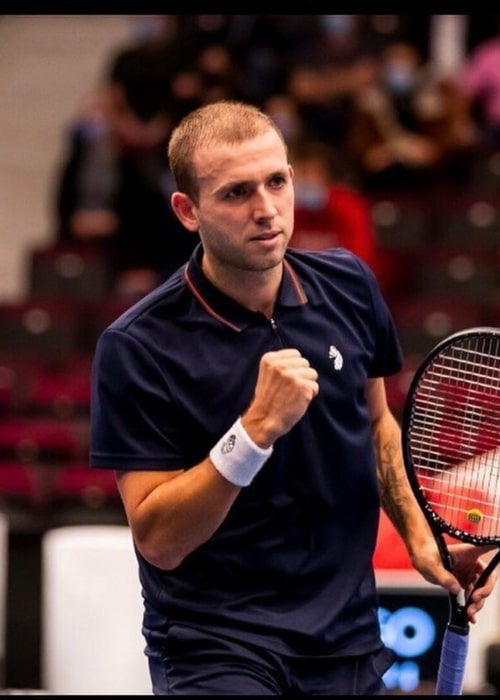 Dan Evans as seen in an Instagram Post in March 2021