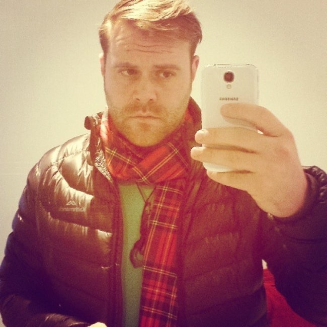 Daniel Bedingfield after having a new haircut in June 2013