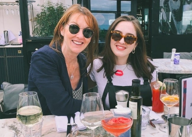 Danielle Galligan smiling for a picture alongside her aunt Careena Galligan