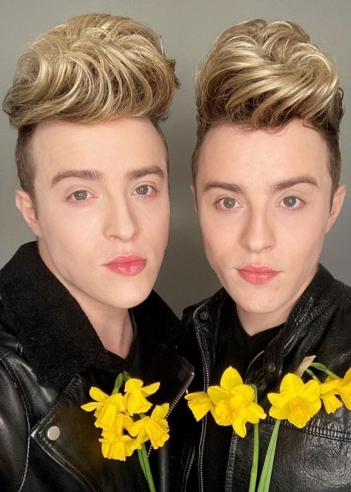 Edward Grimes and his brother John Grimes as seen in a selfie that was taken in Dublin, Ireland in March 2021