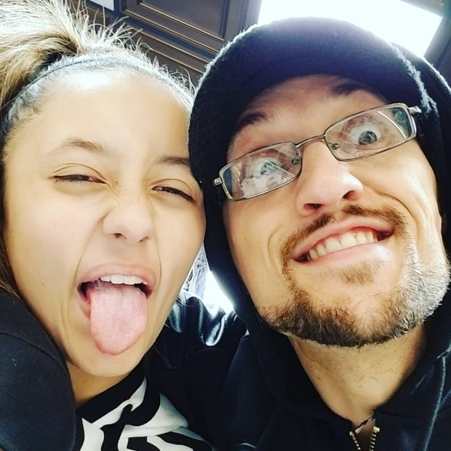 FGTeeV Duddy and his daughter Alexis Ryan in December 2017