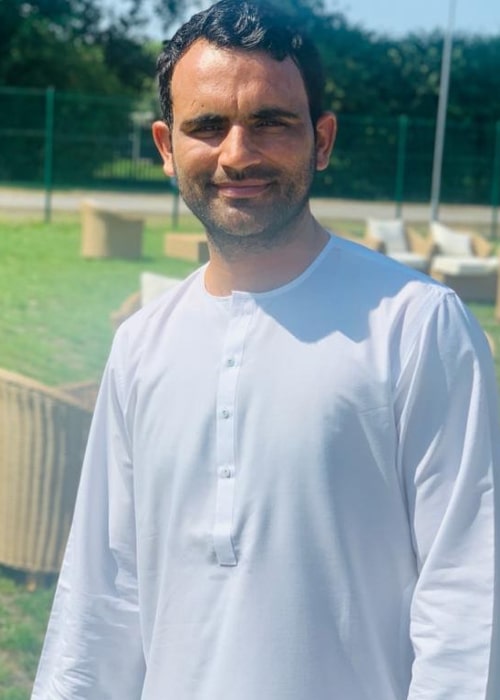 Fakhar Zaman as seen in an Instagram Post in July 2020