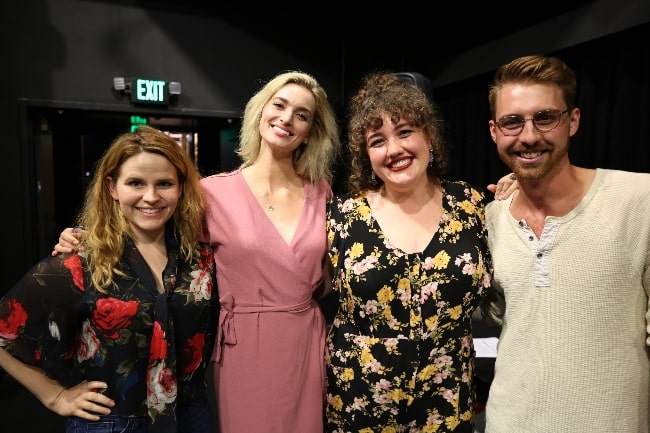 From Left to Right - Katherine McDonough, Allegra Edwards, Sarah Lindsley, and Paul Dufresne in August 2019