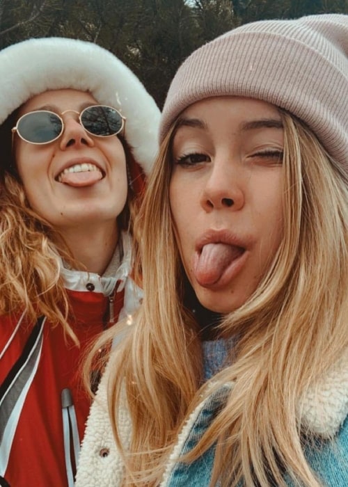 Giorgia Boni and her friend Giulia Barella as seen in a selfie that was taken in April 2020