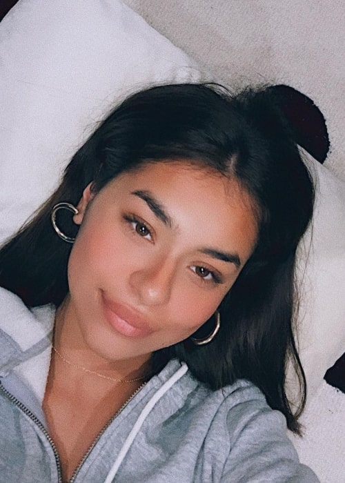 Giselle Lomelino as seen in a selfie that was taken in November 2020