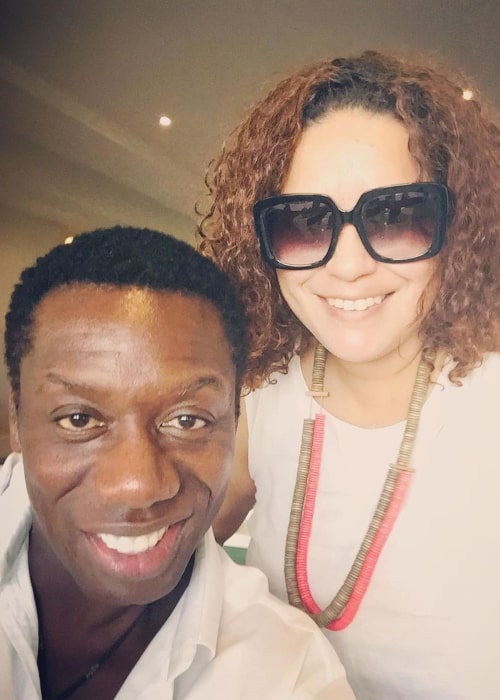 Hakeem Kae-Kazim and Bronwyn Kae-Kazim, as seen in November 2020