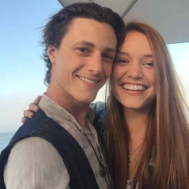 Jessica Sutton smiling for a picture alongside her brother in an Instagram post in December 2018