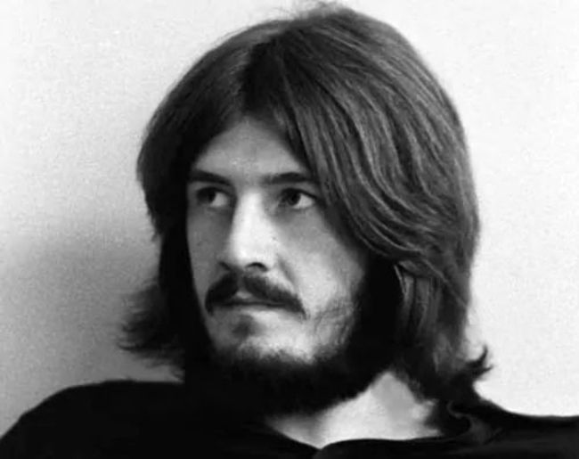 John Bonham as seen in a black and white picture