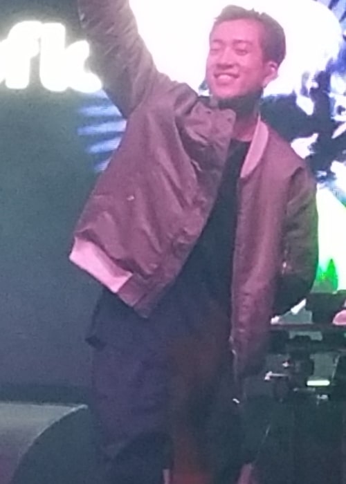 Junoflo as seen in a picture that was taken during his performance at Korea Spotlight, SXSW 2018, in Austin, Texas