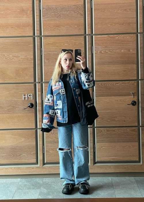 Leyla Blue as seen in a selfie that was taken in New York CIty, New York in March 2021