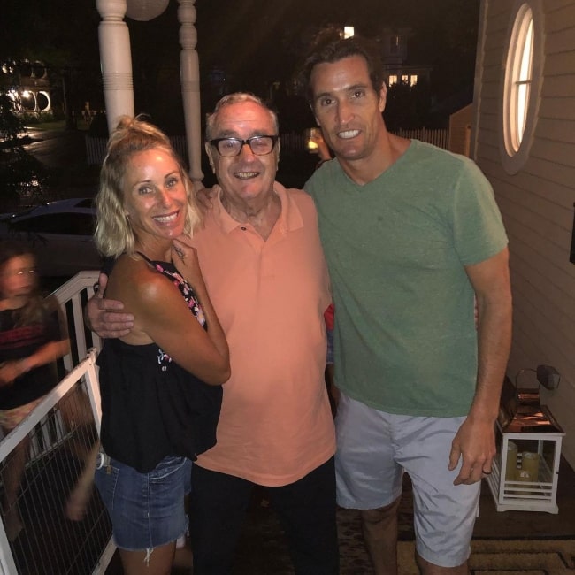 Matthew Del Negro enjoying family time in July 2019