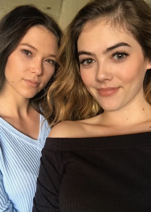 McKaley Miller (Right) in a selfie alongside Megan McGown