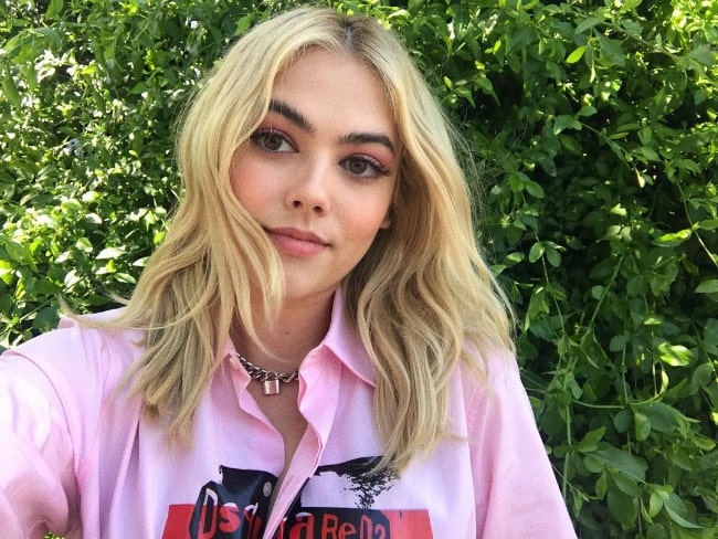 McKaley Miller as seen while taking a selfie in May 2019