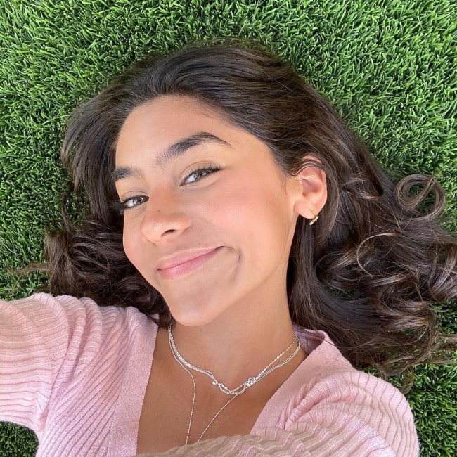 Mercedes Lomelino as seen in a selfie that was taken in 2021