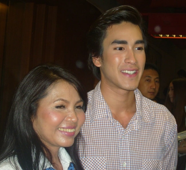 Nadech Kugimiya and Sudarat in March 2012