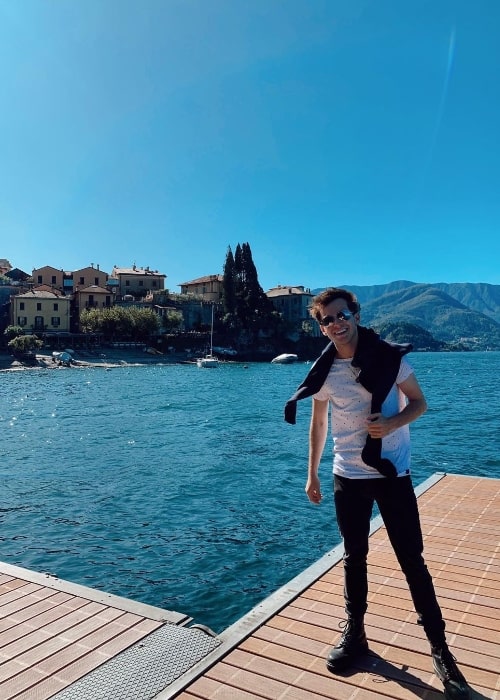 Nicholas Podany at Varenna, Lago Di Como in October 2019