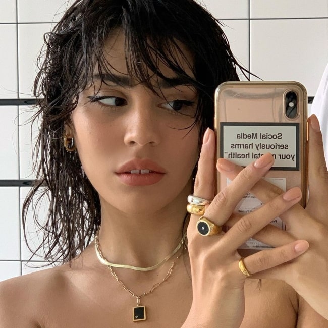 Orion Carloto in September 2019 sharing her selfie taken in New York