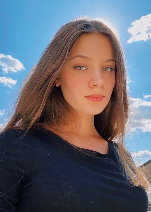 Ottavia De Vivo as seen in a selfie that was taken in May 2020