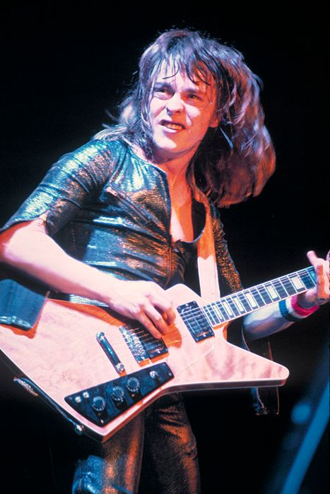 Rick Derringer as seen onstage in 1974