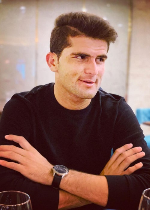 Shaheen Afridi as seen in an Instagram Post in February 2021