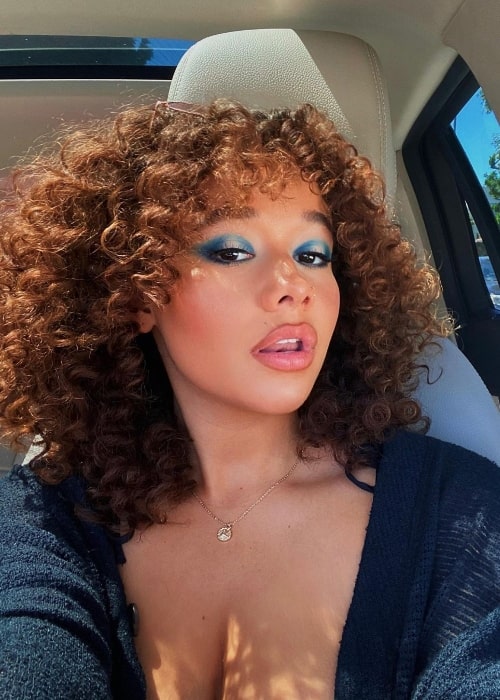 Talia Jackson in a selfie in July 2020
