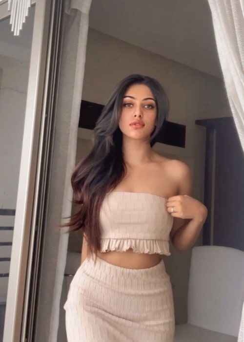 Anu Emmanuel as seen in a picture that was taken in March 2021