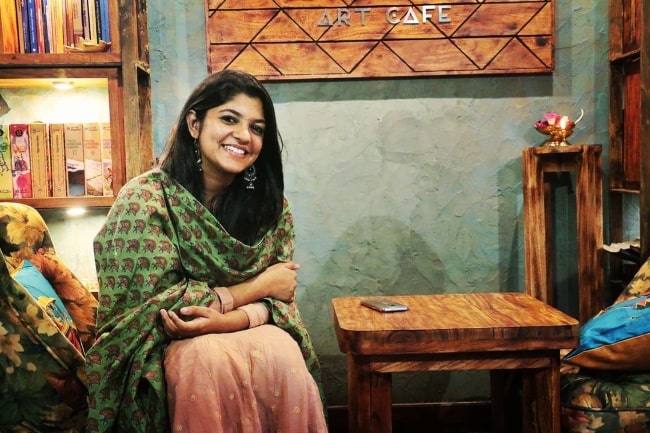 Aparna Balamurali as seen while posing for a picture in Kochi, India in March 2020