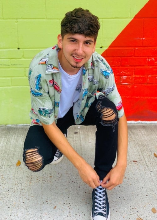 Basilio Cerdan Jr as seen in a picture that was taken in Downtown Houston in July 2020