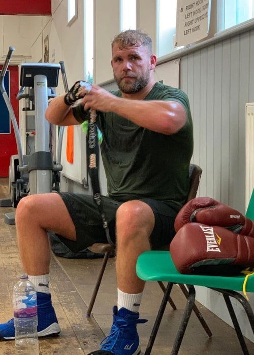 Billy Joe Saunders as seen in an Instagram Post in August 2019