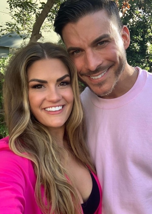 Brittany Cartwright smiling in a picture alongside Jax Taylor in Los Angeles, California in November 2019