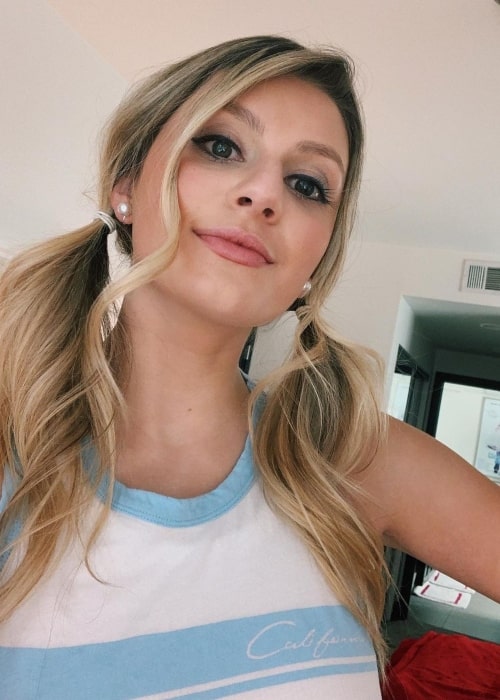 Carrie Wampler as seen in a selfie that was taken in Los Angeles, California in March 2021