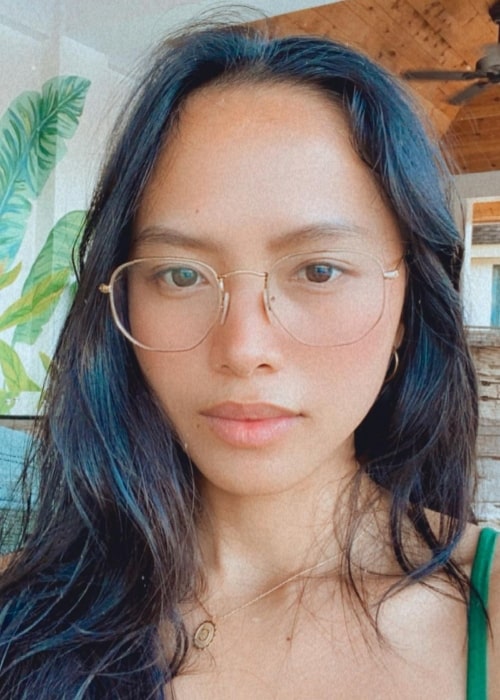 Charlene Almarvez as seen in a selfie that was taken in February 2021