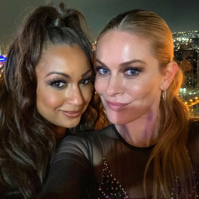 Eboni K. Williams (Left) in a selfie with Leah McSweeney at The William Vale in December 2020