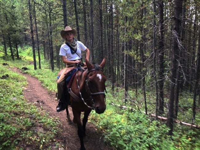 Erika Linder in Jardine, Montana in August 2018