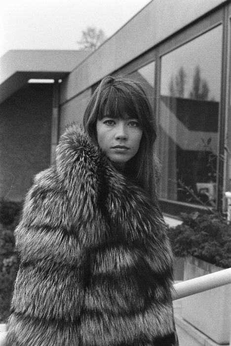 Françoise Hardy pictured in December 1969