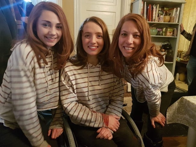 From Left to Right - Alexis Erickson-Sliboda, Kiera Allen, and Kristen Sawatzky as seen in an Instagram post in April 2021