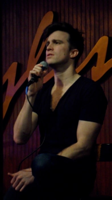 Gavin Creel pictured while performing at Boston's Ryles Jazz Club in December 2010