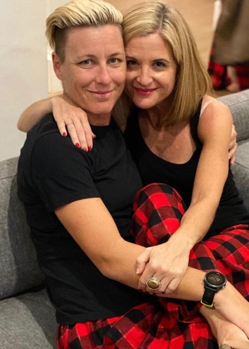Glennon Doyle and Abby Wambach, as seen in December 2019