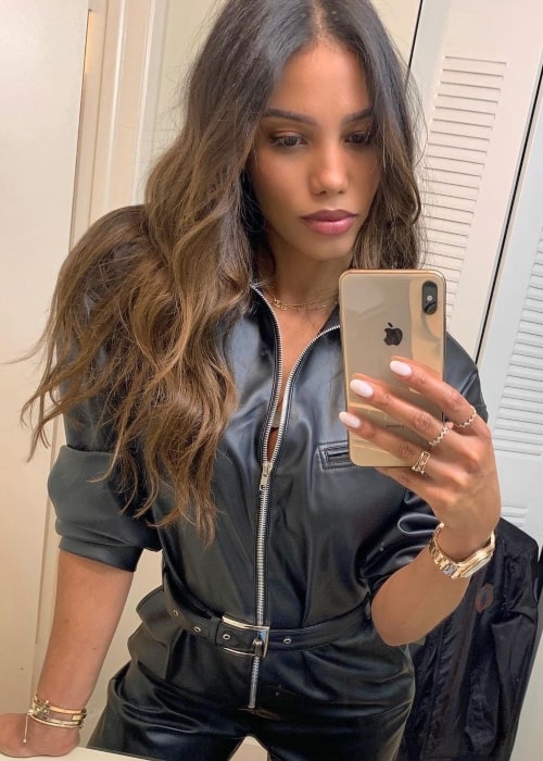 Jessica Ledon as seen in a selfie that was taken in December 2019