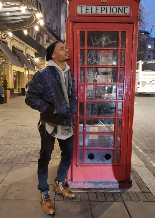 Jordan Calloway as seen in an Instagram post in December 2018