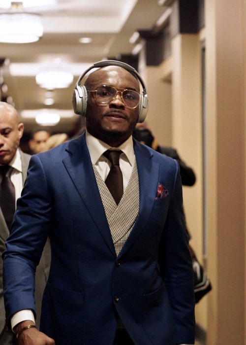 Kamaru Usman as seen in an Instagram Post in March 2021