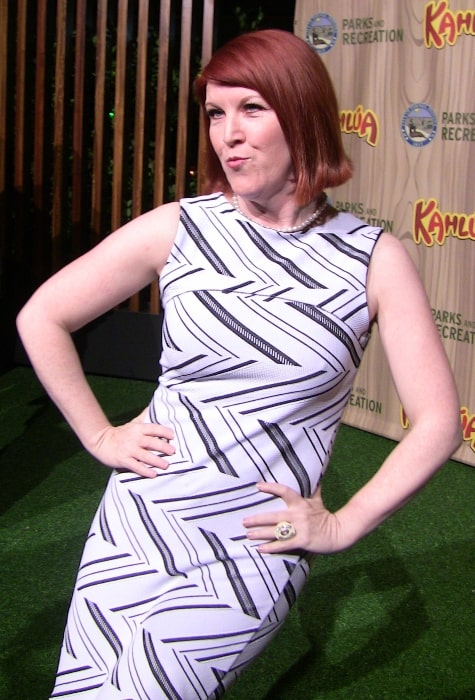 Kate Flannery at the premiere party of TV series 'Parks and Recreation' in 2009