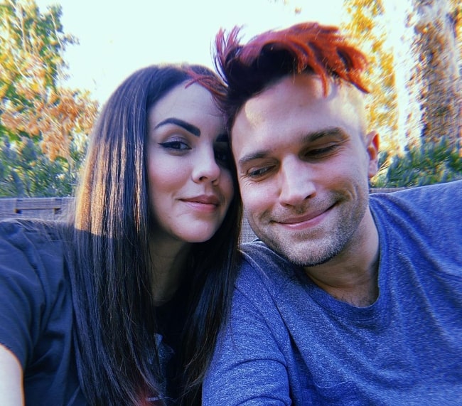 Katie Maloney-Schwartz smiling in a picture alongside Tom Schwartz