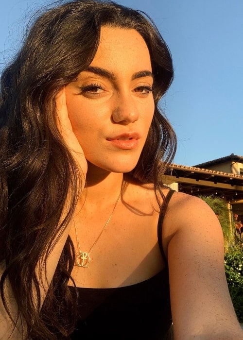 Liana Ramirez as seen while taking a golden hour selfie in San Diego, California in September 2020